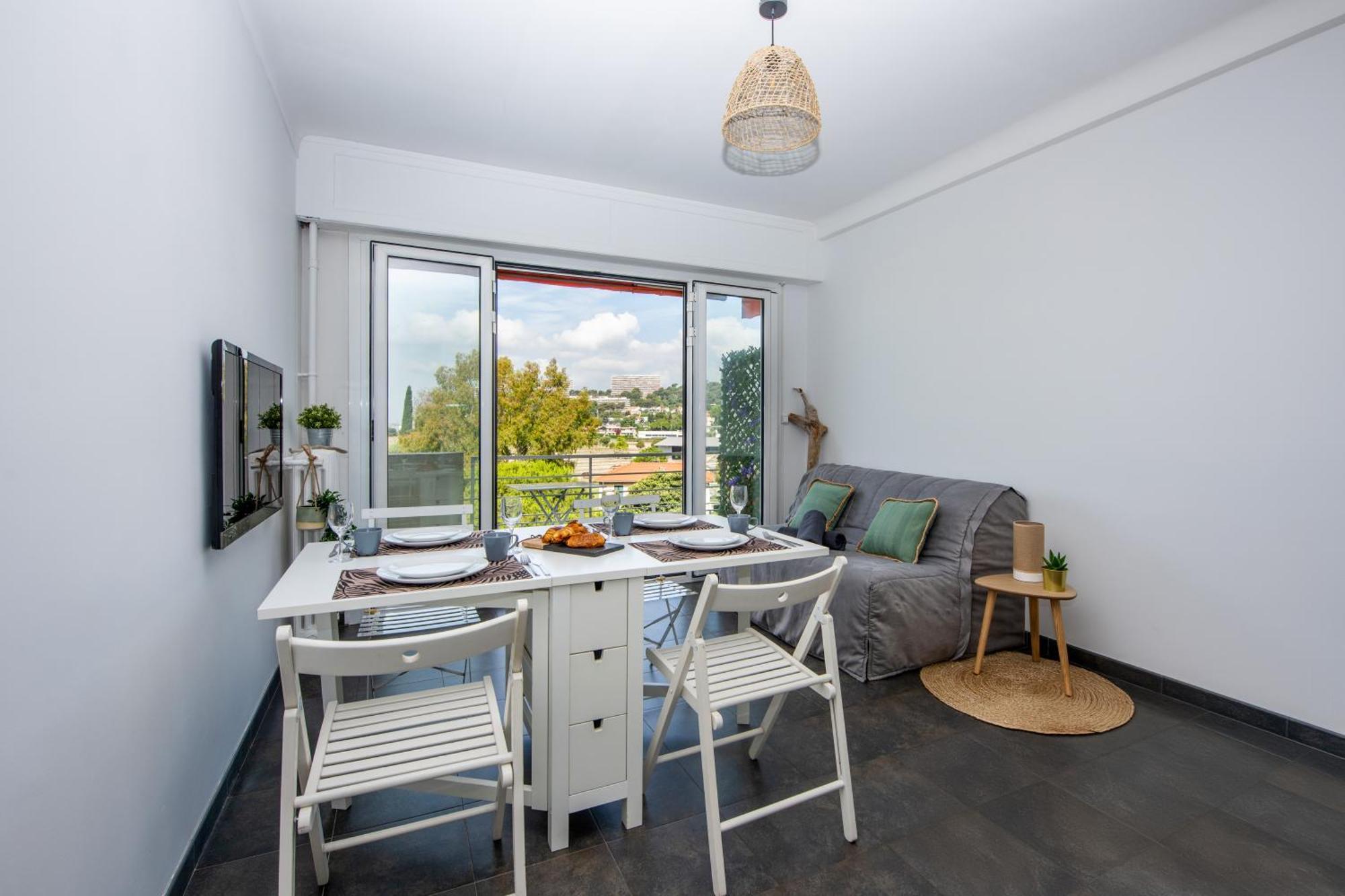 Appartement Vue Mer Cagnes-sur-Mer Esterno foto