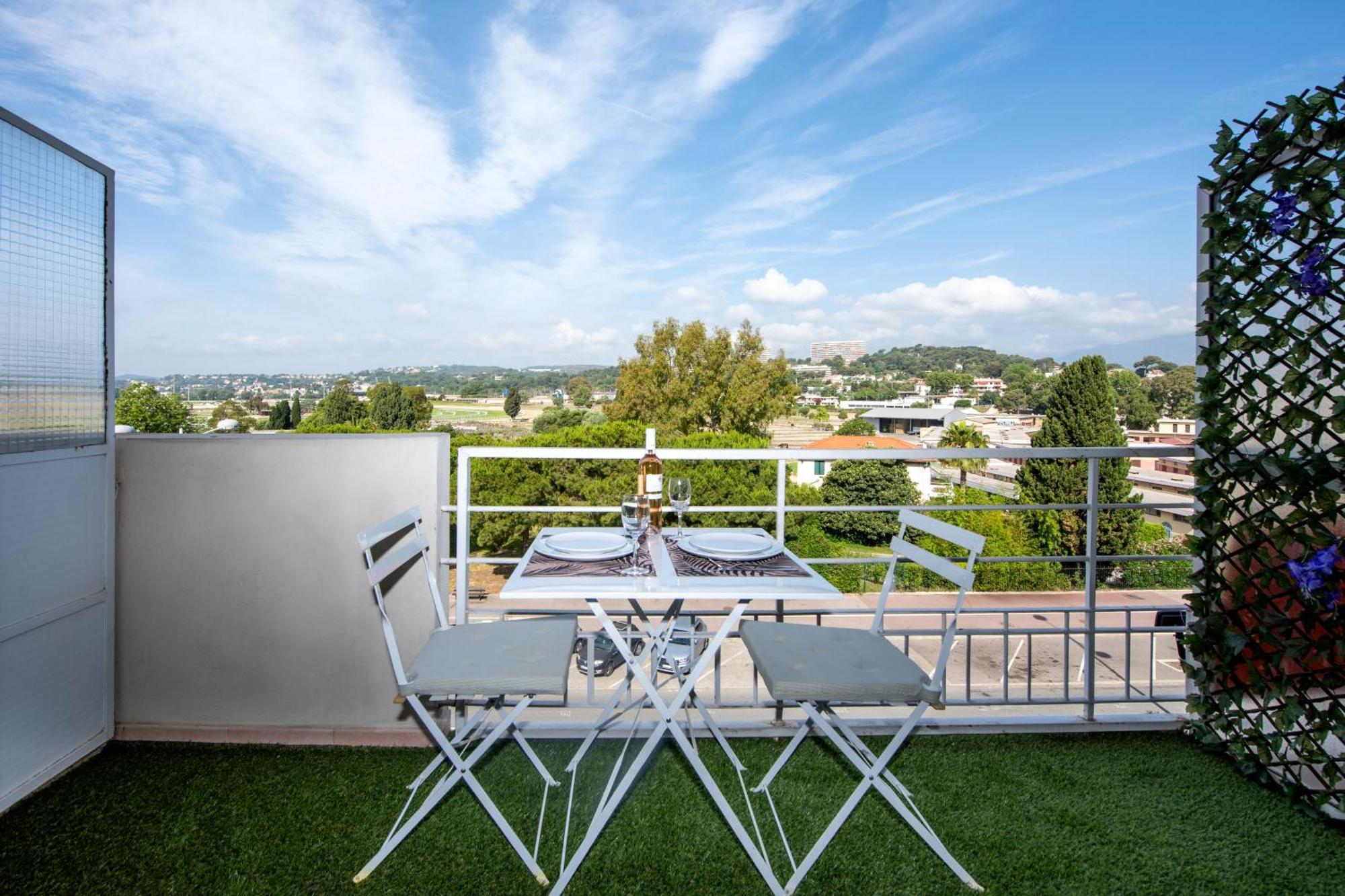 Appartement Vue Mer Cagnes-sur-Mer Esterno foto