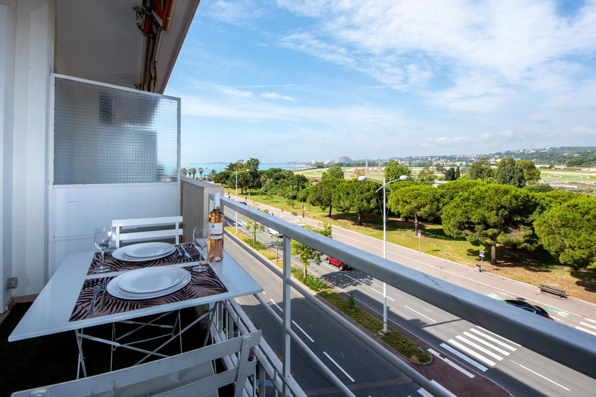 Appartement Vue Mer Cagnes-sur-Mer Esterno foto